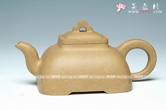 紫砂壶图片：调整大小 调整大小 孤菱壶 - 宜兴紫砂壶网