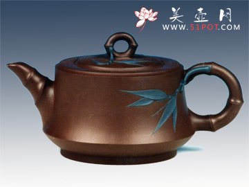 紫砂壶图片：竹段 - 宜兴紫砂壶网