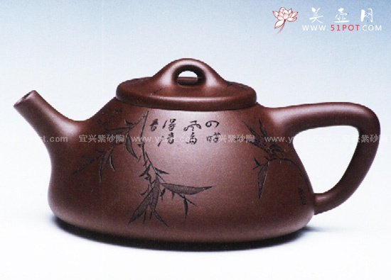 紫砂壶图片：子治石瓢 - 宜兴紫砂壶网