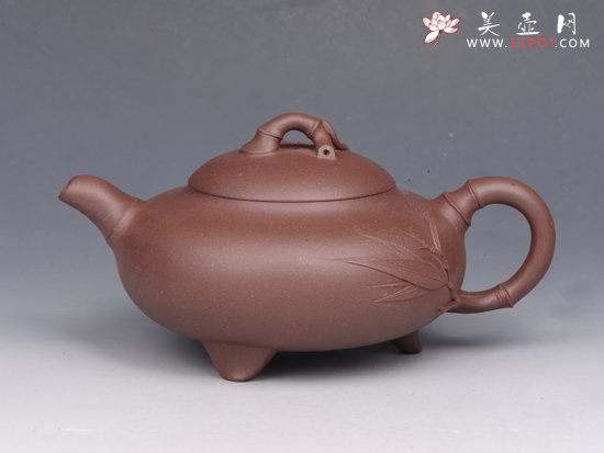 紫砂壶图片：季竹壶 - 宜兴紫砂壶网