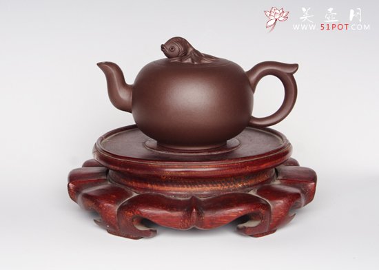 紫砂壶图片：鱼乐 - 宜兴紫砂壶网
