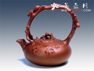 紫砂壶图片：闲云秋趣 - 宜兴紫砂壶网