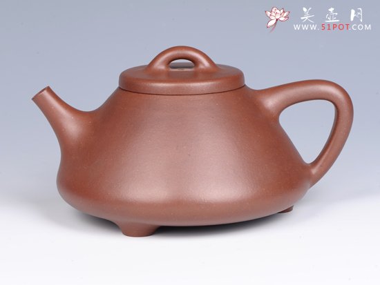 紫砂壶图片：- 子冶石瓢（全手工） - - 宜兴紫砂壶网