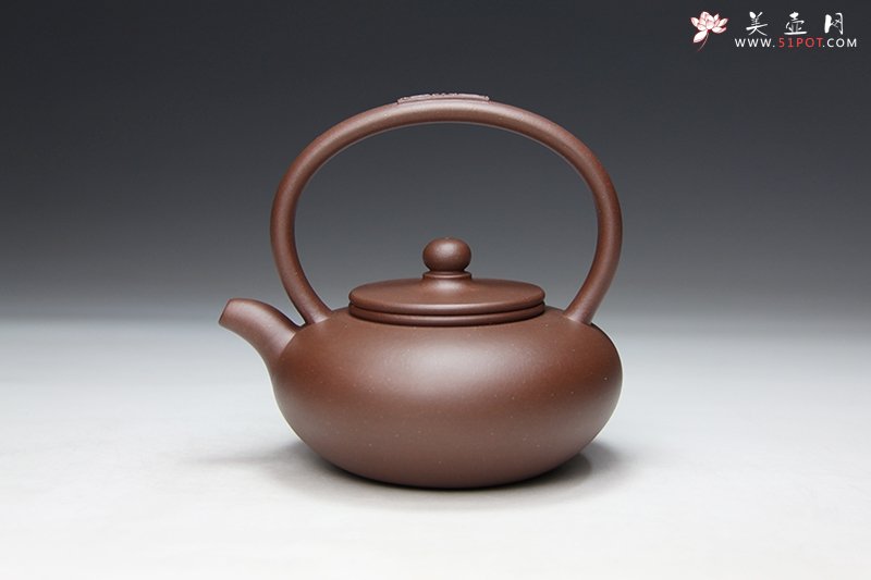 紫砂壶图片：黛珠提梁 - 宜兴紫砂壶网