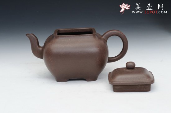 紫砂壶图片：金玉四方 (3) - 宜兴紫砂壶网