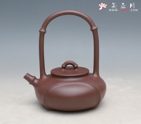 紫砂壶图片：韵竹提梁 - 宜兴紫砂壶网