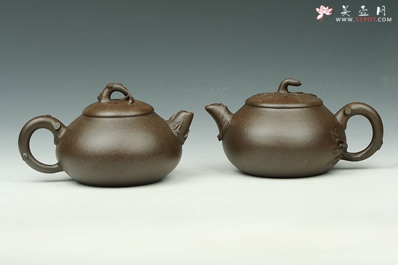 紫砂壶图片：家园对壶 - 宜兴紫砂壶网