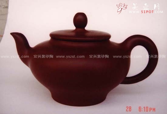 紫砂壶图片：美人肩壶 - 宜兴紫砂壶网