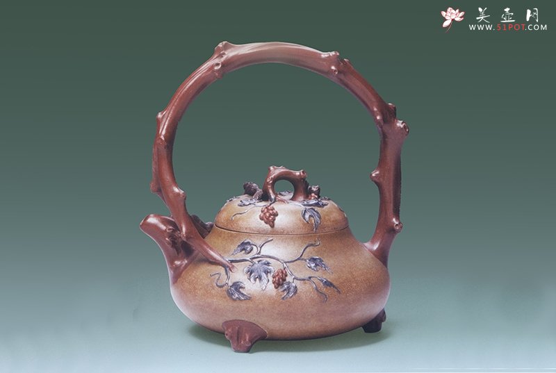 紫砂壶图片：秋硕壶 - 宜兴紫砂壶网