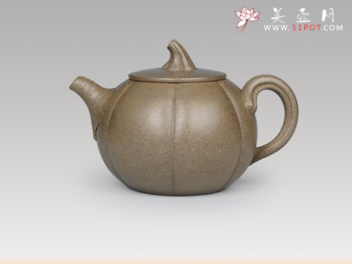 紫砂壶图片：田园情趣―香瓜 - 宜兴紫砂壶网