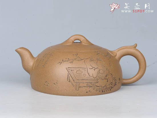 紫砂壶图片：如意 - 宜兴紫砂壶网