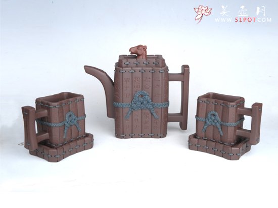 紫砂壶图片：军事篇――第七篇  泥料：紫泥  ... - 宜兴紫砂壶网