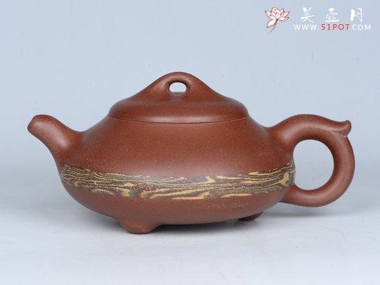 紫砂壶图片：绞泥石瓢 - 宜兴紫砂壶网