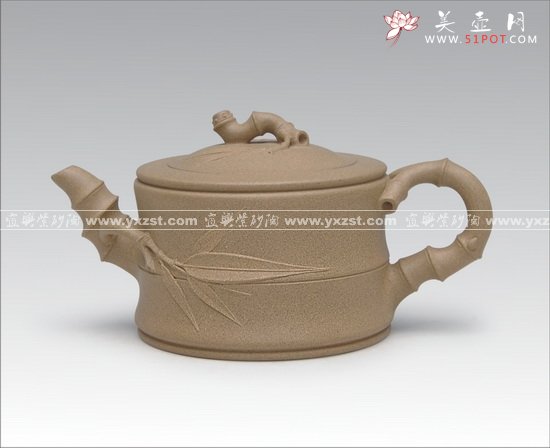 紫砂壶图片：小竹段 - 宜兴紫砂壶网