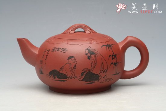 紫砂壶图片：如意 - 宜兴紫砂壶网