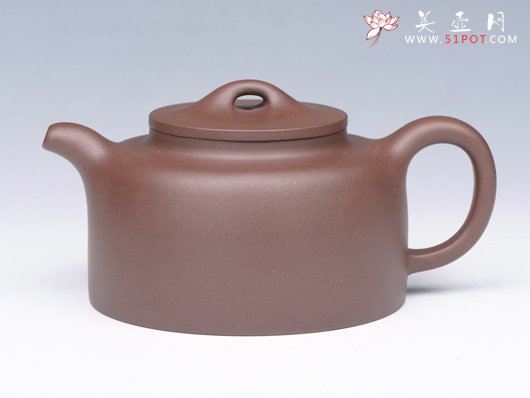 紫砂壶图片：平盖莲子 - 宜兴紫砂壶网