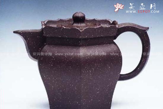 紫砂壶图片：僧帽 - 宜兴紫砂壶网