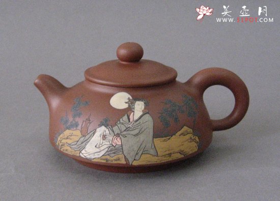 紫砂壶图片：半月壶 - 宜兴紫砂壶网