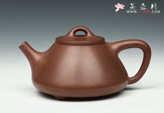 紫砂壶图片：小子冶石瓢 - 宜兴紫砂壶网