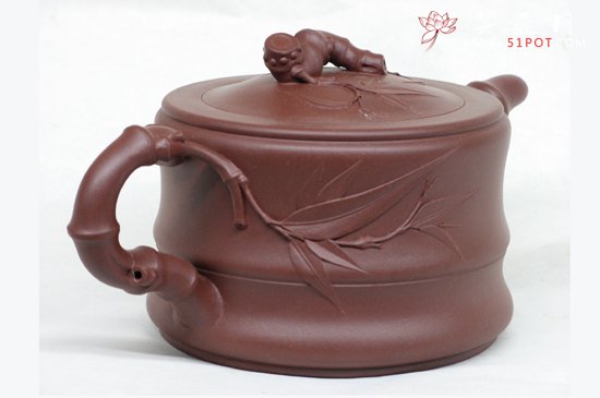 紫砂壶图片：竹段2 - 宜兴紫砂壶网