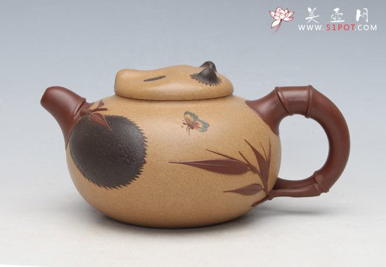 紫砂壶图片：国宝400CC - 宜兴紫砂壶网