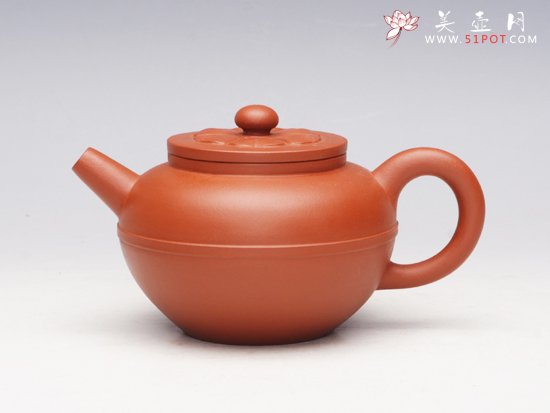 紫砂壶图片：菱花莲子 - 宜兴紫砂壶网