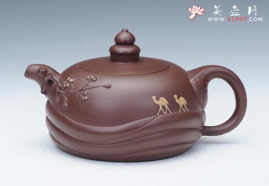 紫砂壶图片：昭君出塞 - 宜兴紫砂壶网