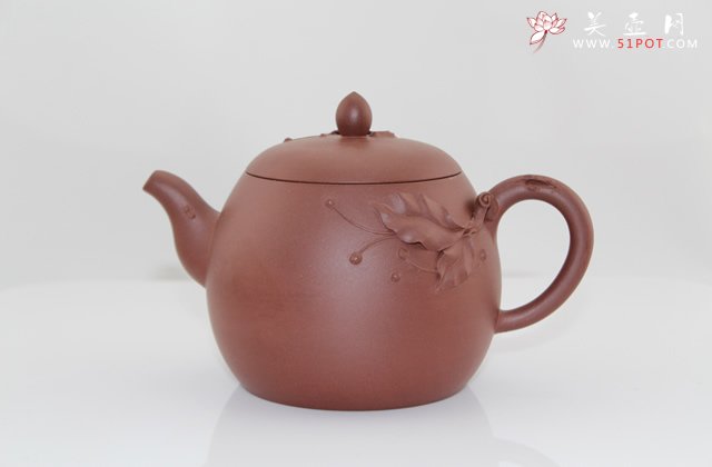 紫砂壶图片：春色壶 - 宜兴紫砂壶网