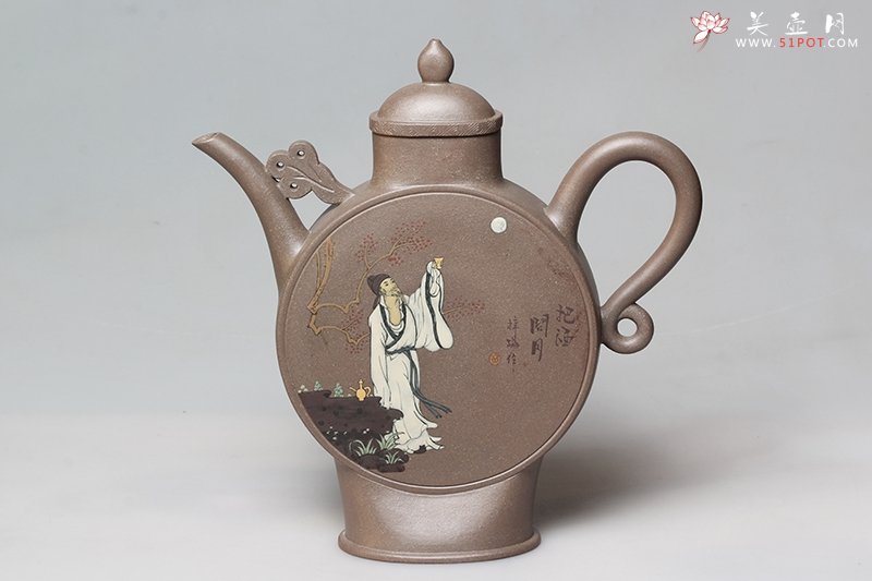 紫砂壶图片：太白邀月 - 宜兴紫砂壶网