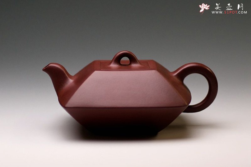 紫砂壶图片：四方合斗壶 - 宜兴紫砂壶网