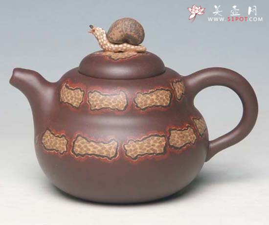 紫砂壶图片：延年益寿壶 - 宜兴紫砂壶网