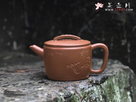 紫砂壶图片：汉瓦壶 - 宜兴紫砂壶网