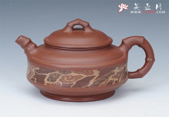 紫砂壶图片：雨花竹 - 宜兴紫砂壶网