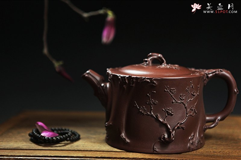 紫砂壶图片：竞媚清香 - 宜兴紫砂壶网