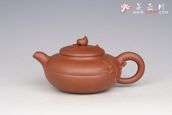 紫砂壶图片：逸桃220CC（全手工） - 宜兴紫砂壶网