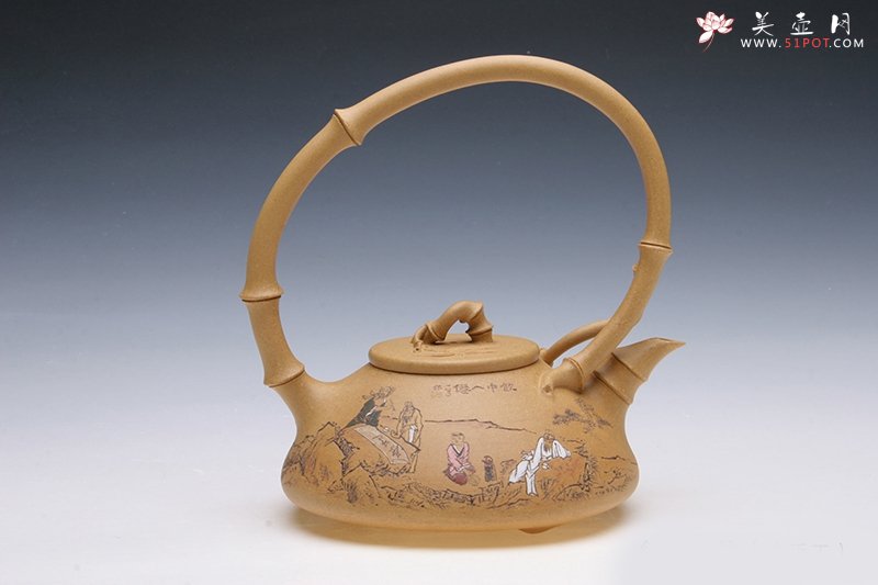 紫砂壶图片：饮中八仙 - 宜兴紫砂壶网