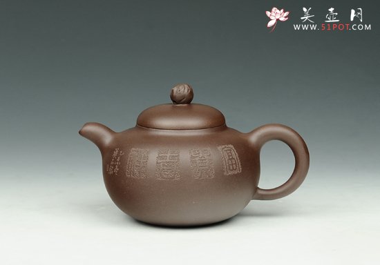 紫砂壶图片：富贵吉祥 - 宜兴紫砂壶网