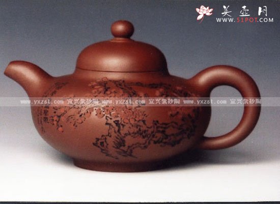 紫砂壶图片：春色 - 宜兴紫砂壶网