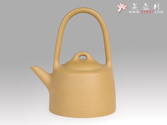 紫砂壶图片：曼生提梁 - 宜兴紫砂壶网