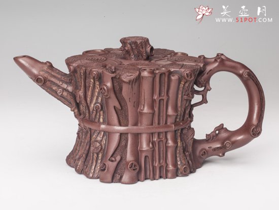 紫砂壶图片：束柴三友 - 宜兴紫砂壶网