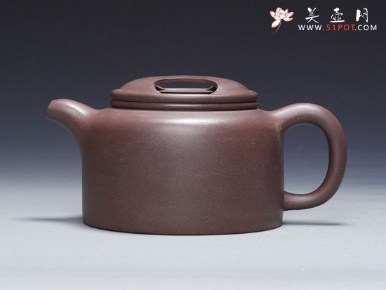 紫砂壶图片：牛盖莲子 - 宜兴紫砂壶网