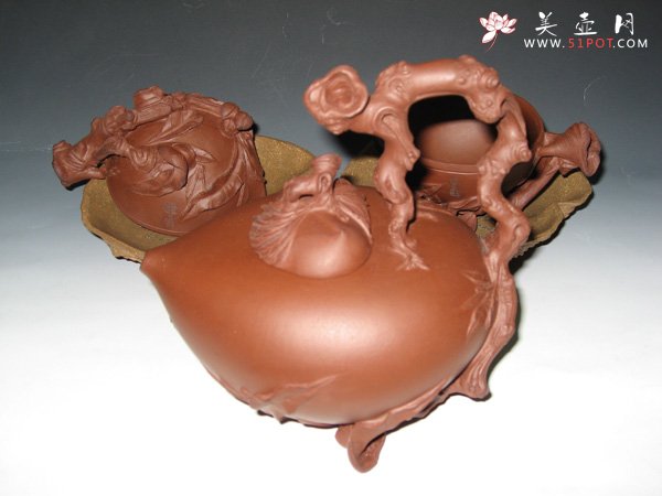 紫砂壶图片：圣桃茶具 - 宜兴紫砂壶网