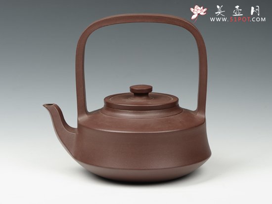 紫砂壶图片：景舟提梁 - 宜兴紫砂壶网