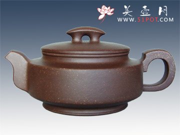 紫砂壶图片：桥顶玉扁 - 宜兴紫砂壶网