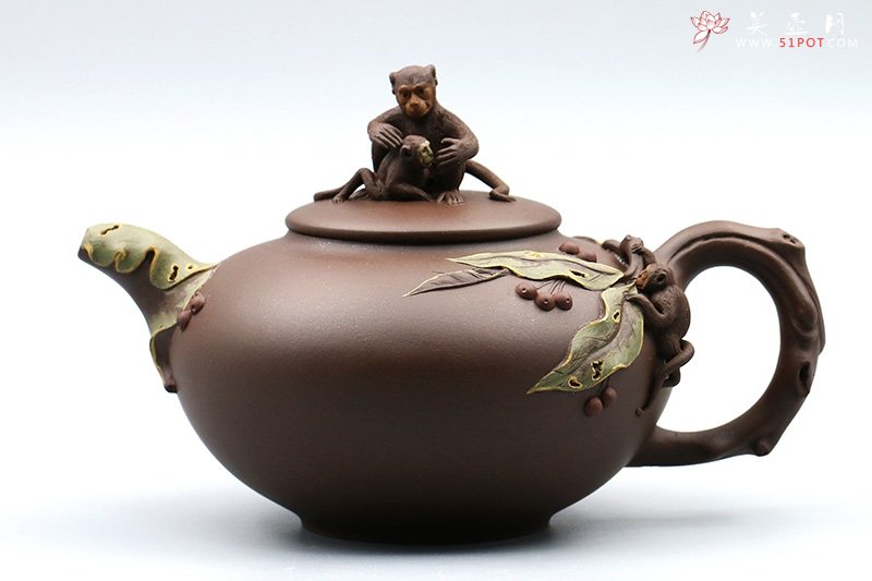 紫砂壶图片：全家福壶 - 宜兴紫砂壶网
