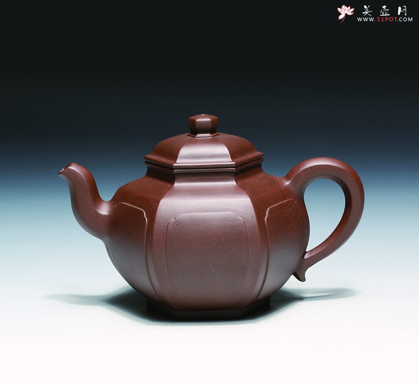 紫砂壶图片：紫玉奎方 - 宜兴紫砂壶网