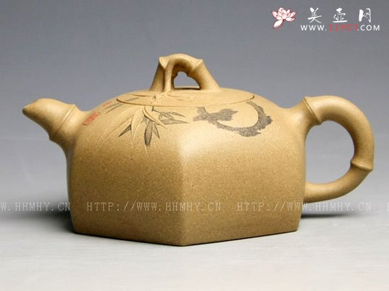 紫砂壶图片：月下潇湘 - 宜兴紫砂壶网