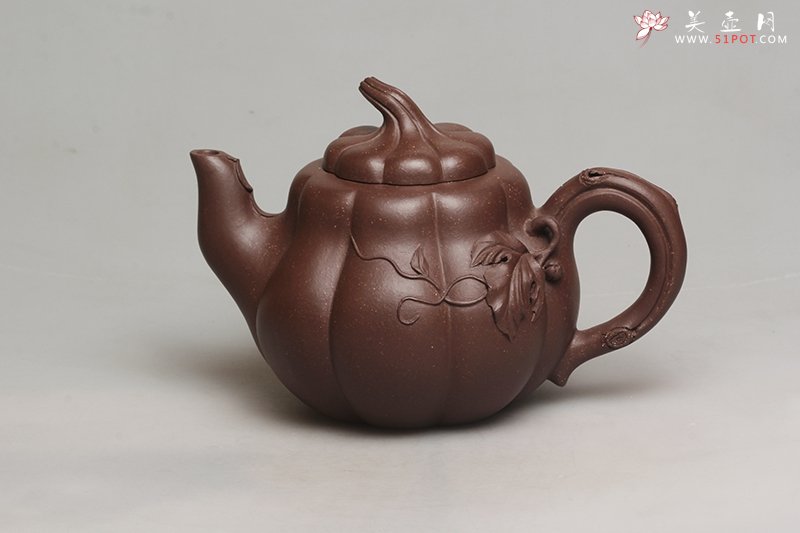 紫砂壶图片：南瓜 - 宜兴紫砂壶网