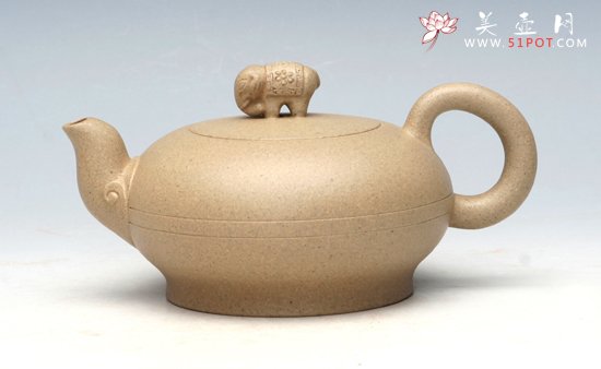 紫砂壶图片：吉祥如意 - 宜兴紫砂壶网