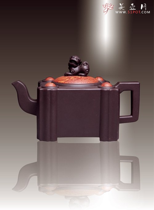 紫砂壶图片：欢天喜地壶 - 宜兴紫砂壶网